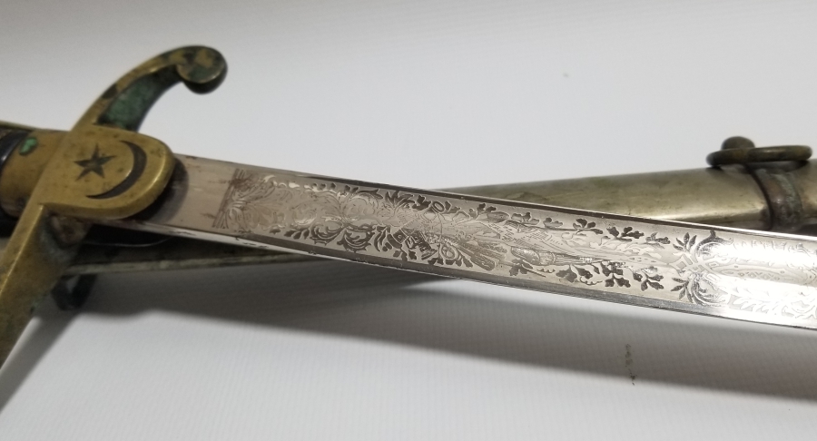 GARABEDIAN VE MESCİYAN USTA YAPIMI OSMANLI DÖNEMİ SUBAY KILICI