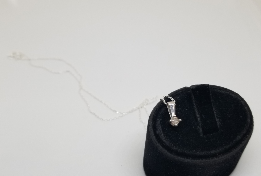 PIRLANTA TAŞLI ÖZEL YAPIM KOLYE UCU