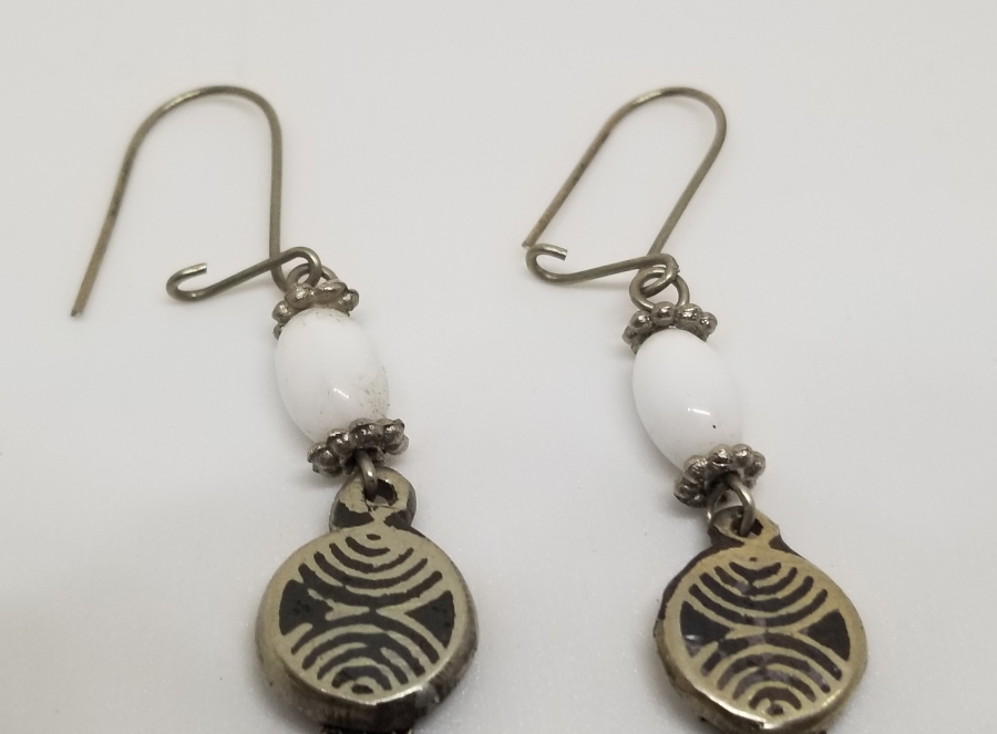 OPALİN TAŞLI ÖZEL YAPIM SAVATLI KÜPE