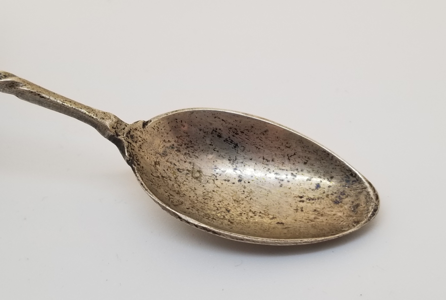 SAPI OSMANLICA YAZILI OSMANLI DÖNEMİ GÜMÜŞ KAŞIK