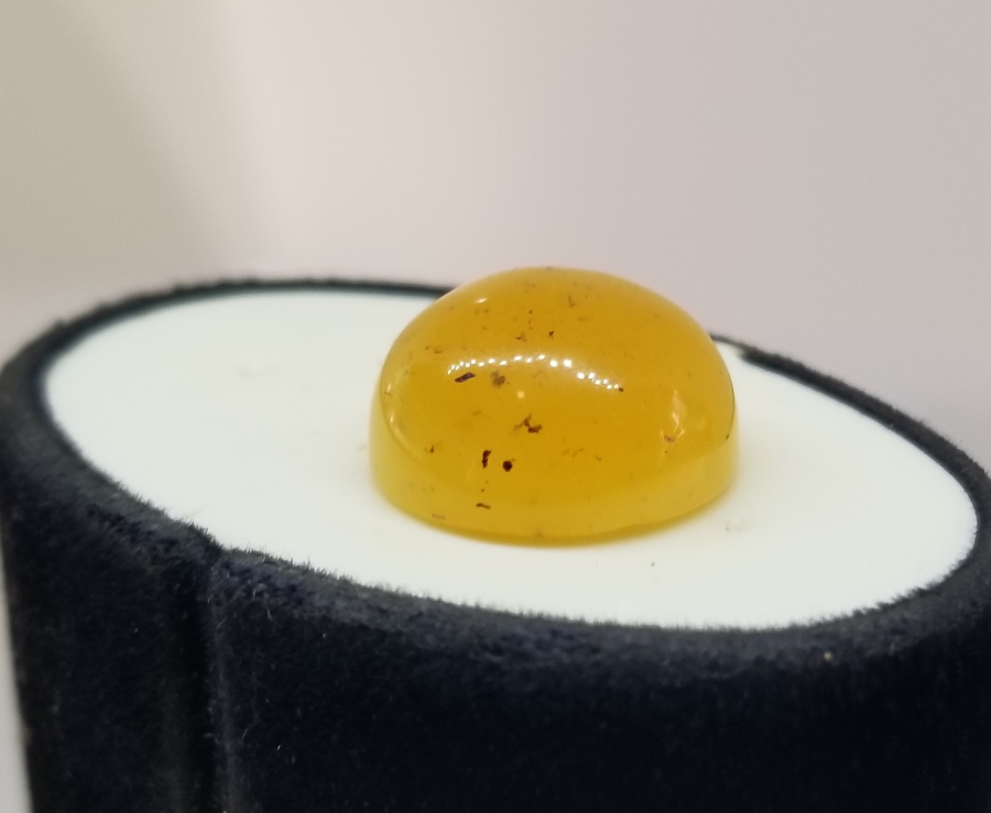 ÖZEL YAPIM DAMLA KEHRİBAR YÜZÜK KAŞI