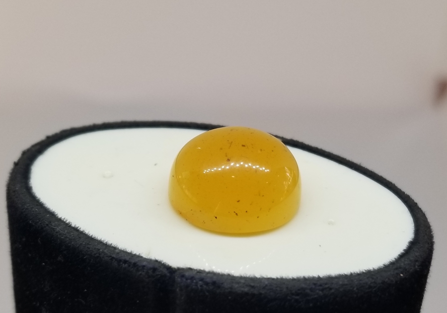 ÖZEL YAPIM DAMLA KEHRİBAR YÜZÜK KAŞI