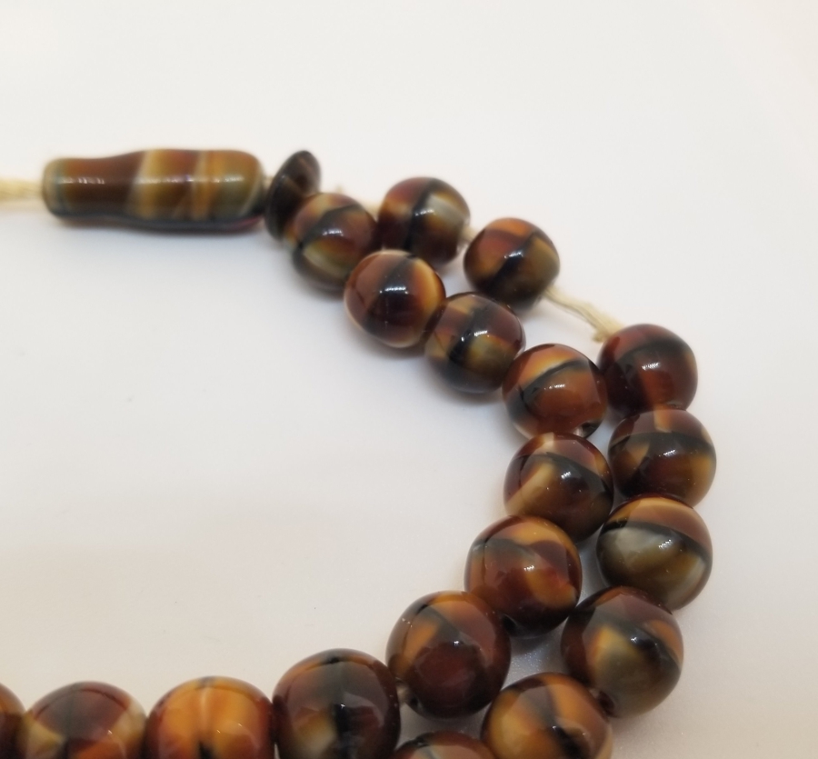 NADİR RENKTE OSMANLI DÖNEMİ BEYKOZ TESPİH