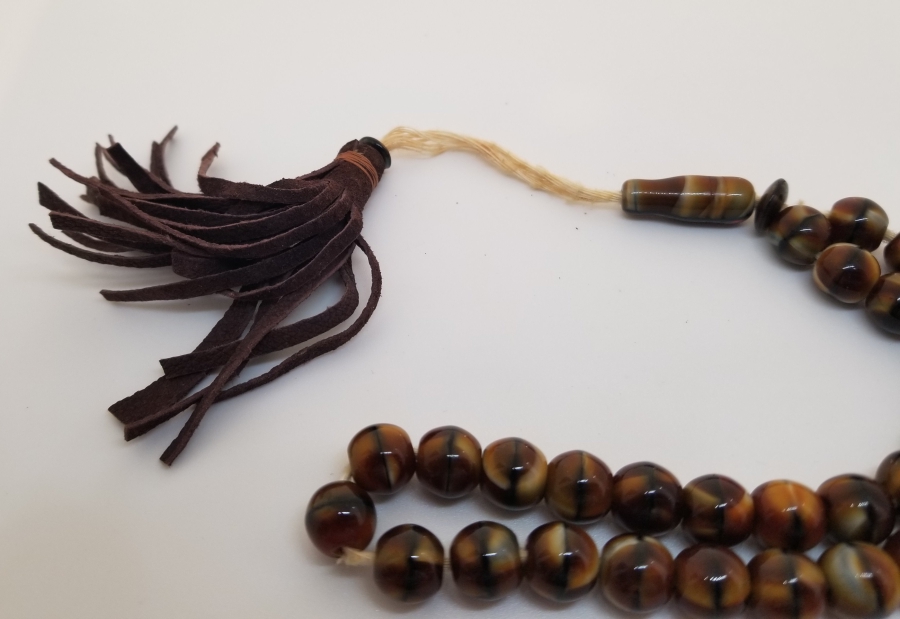 NADİR RENKTE OSMANLI DÖNEMİ BEYKOZ TESPİH