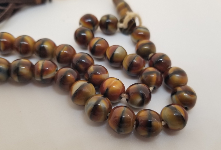 NADİR RENKTE OSMANLI DÖNEMİ BEYKOZ TESPİH