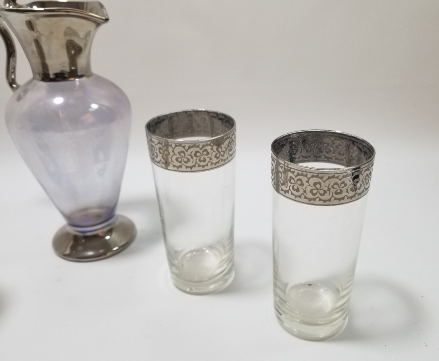 GÜMÜŞ SIVAMA İŞÇİLİKLİ ŞERBET TAKIMI