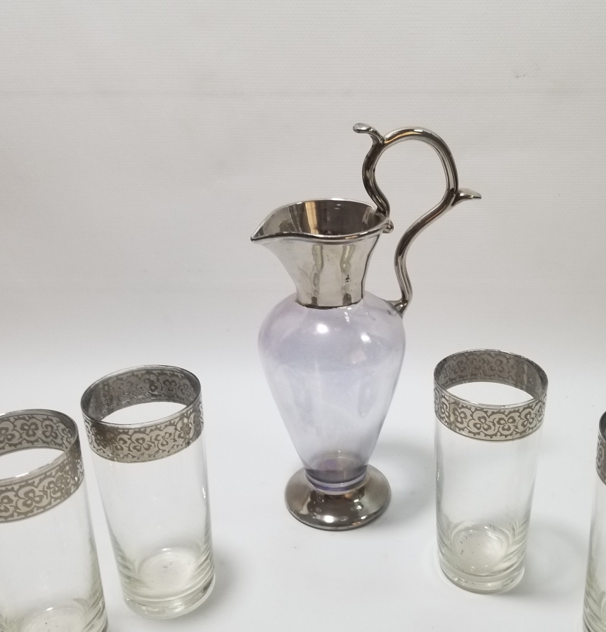 GÜMÜŞ SIVAMA İŞÇİLİKLİ ŞERBET TAKIMI