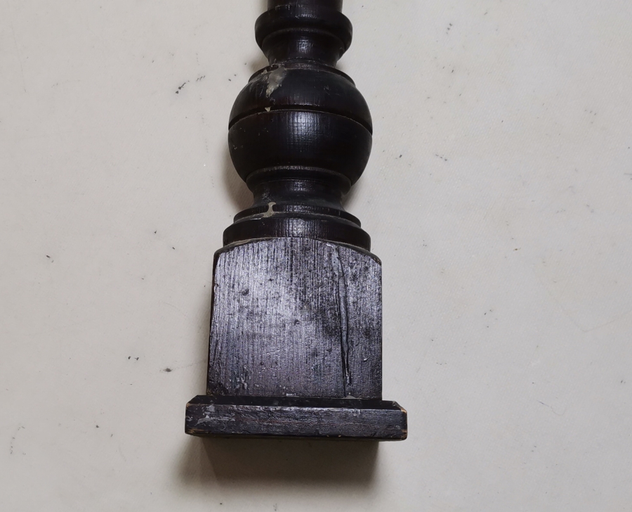 BÜYÜK BOY ANTİKA AHŞAP MUMLUK