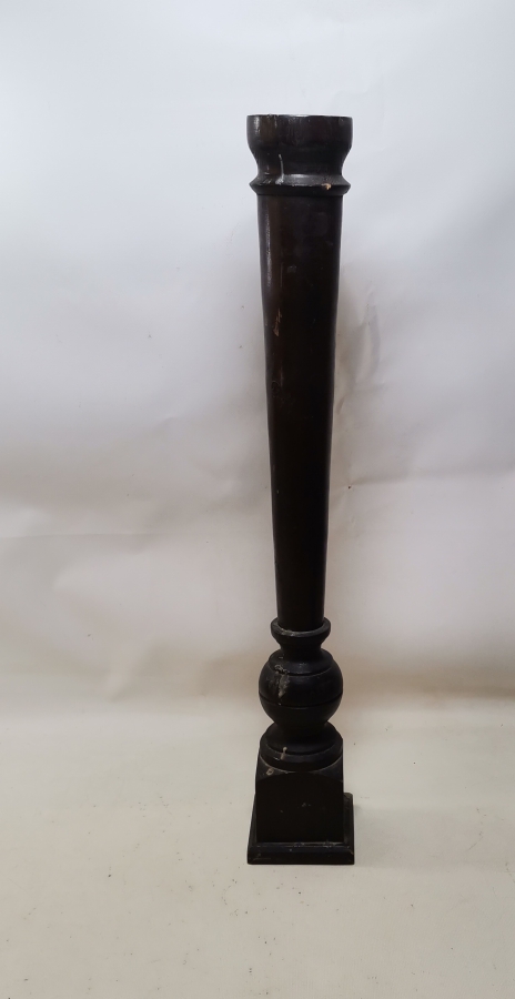 BÜYÜK BOY ANTİKA AHŞAP MUMLUK