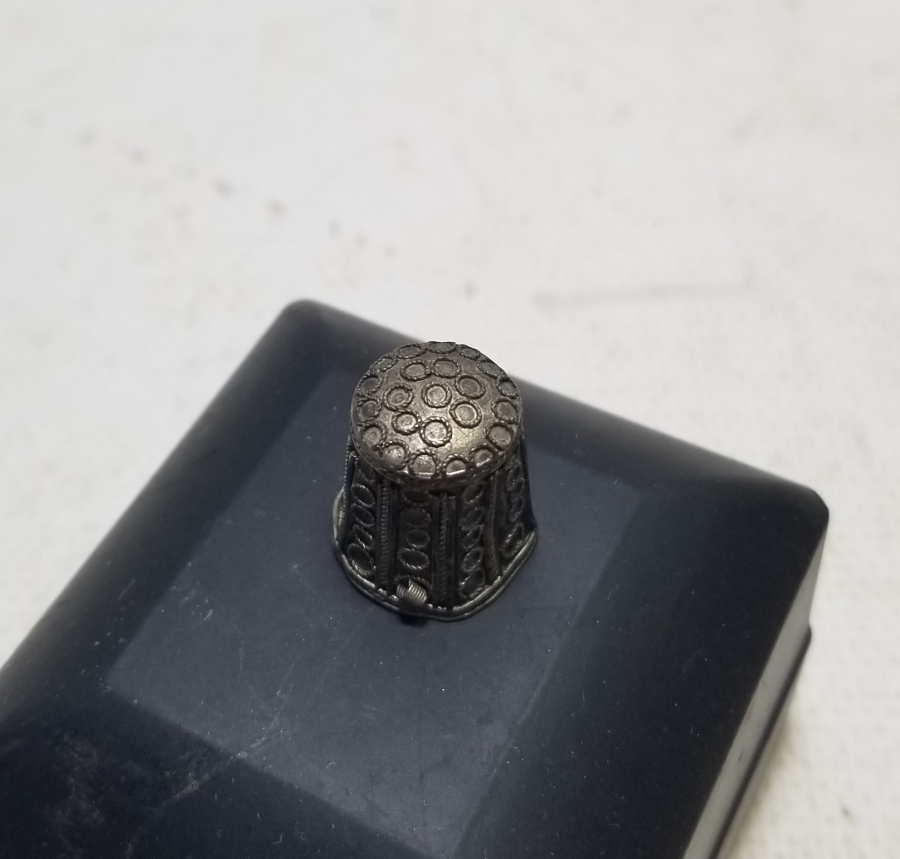 GÜHERZE İŞÇİLİKLİ OSMANLI DÖNEMİ GÜMÜŞ TERZİ YÜKSÜĞÜ