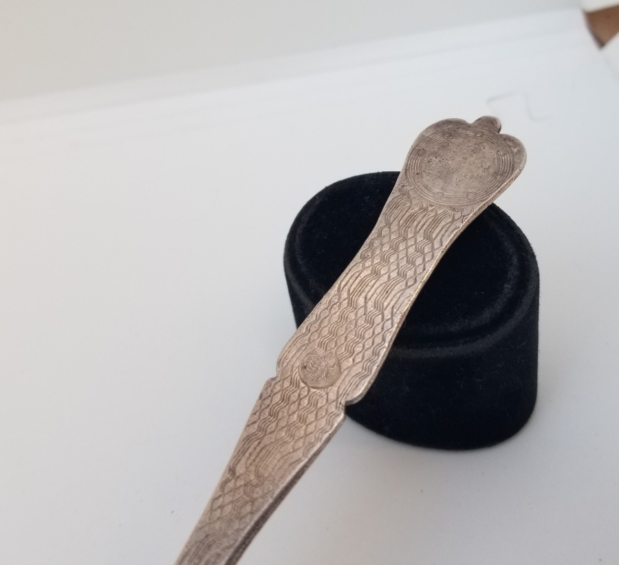 ABDÜLHAMİD HAN DÖNEMİ TUĞRALI GÜMÜŞ KAŞIK