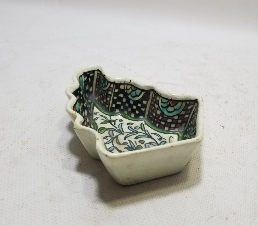 OSMANLI DÖNEMİ KUBBELİ FORMLU EL BOYAMA KÜTAHYA HURMALIK - İFTARİYELİK