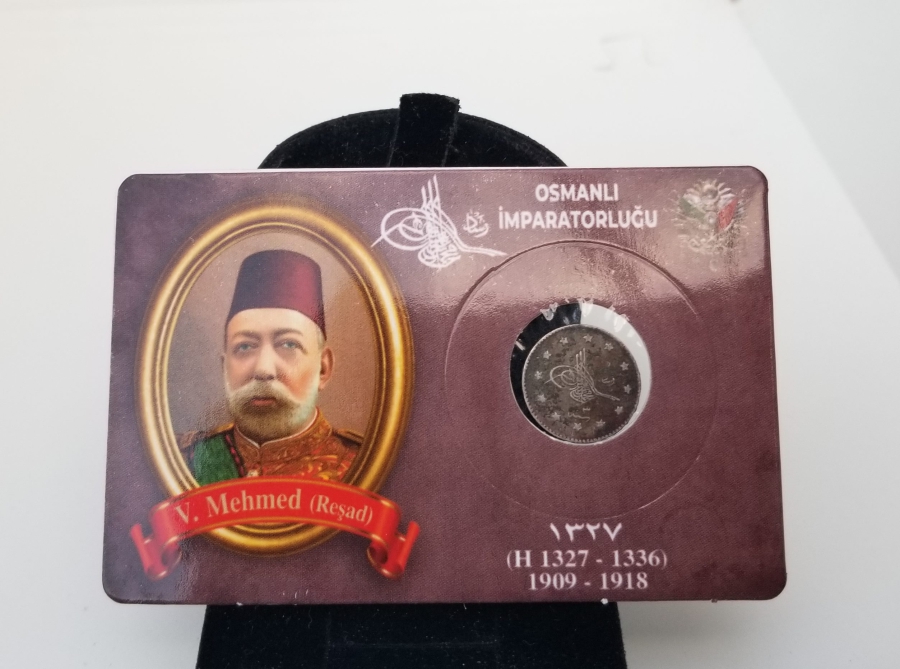 SULTAN MEHMET REŞAD HAN DÖNEMİ GÜMÜŞ 1 KURUŞ MECİDİYE - NADİR