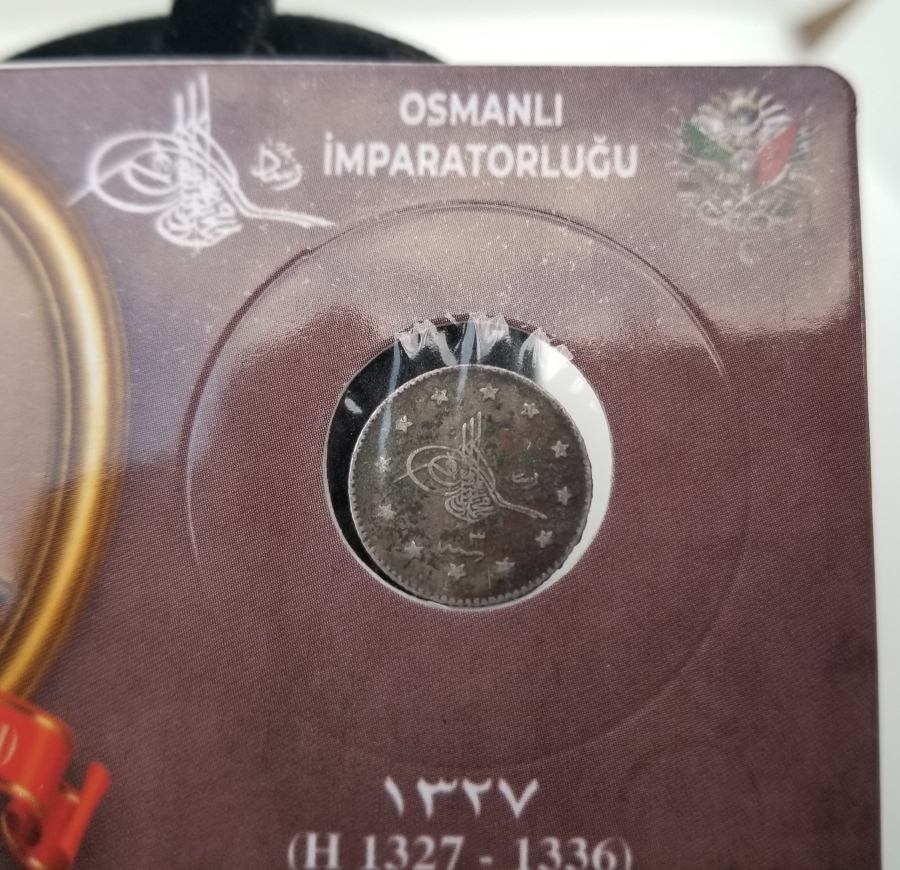 SULTAN MEHMET REŞAD HAN DÖNEMİ GÜMÜŞ 1 KURUŞ MECİDİYE - NADİR