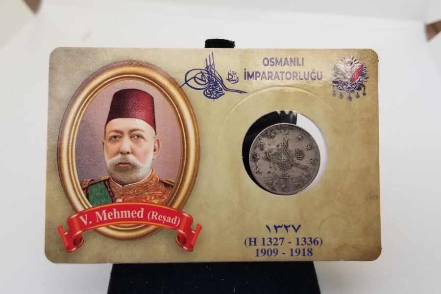 SULTAN MEHMET REŞAT HAN DÖNEMİ GÜMÜŞ 2 KURUŞ MECİDİYE