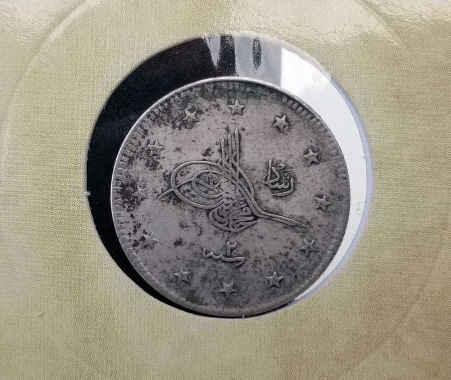 SULTAN MEHMET REŞAT HAN DÖNEMİ GÜMÜŞ 2 KURUŞ MECİDİYE