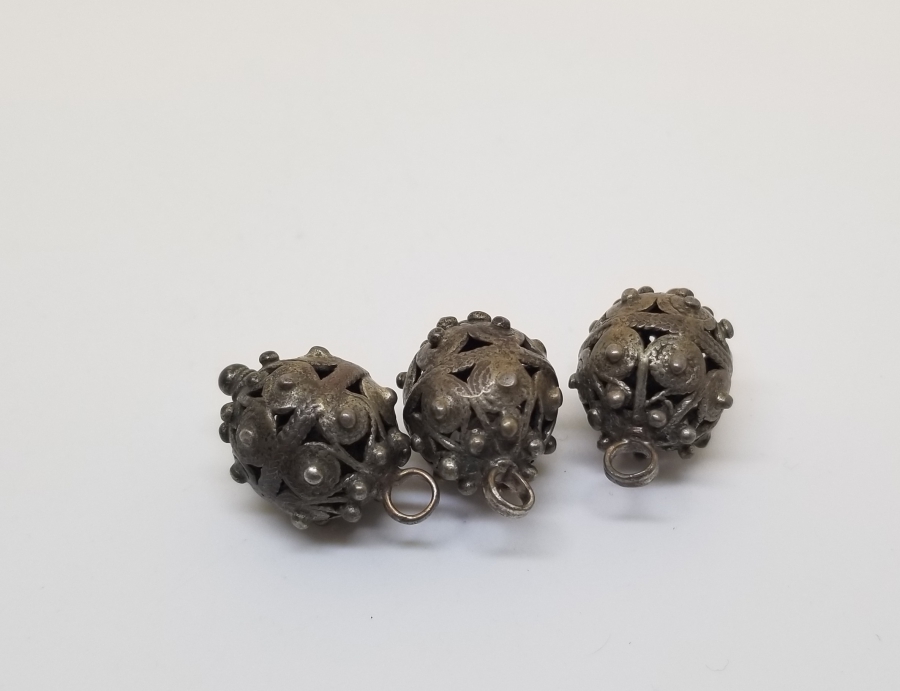 OSMANLI DÖNEMİ TELKARİ İŞÇİLİKLİ ÇOK NADİR KÖSTEK TOPLARI / KOZALARI