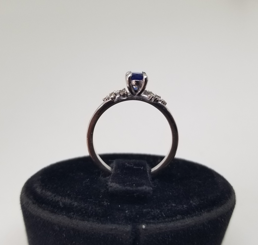 SAFİR VE PIRLANTA TAŞLI YÜZÜK