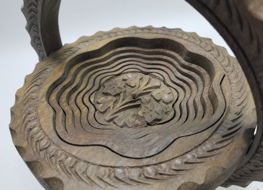 UZAKDOĞU YAPIMI DEKORATİF AHŞAP ŞEKERLİK