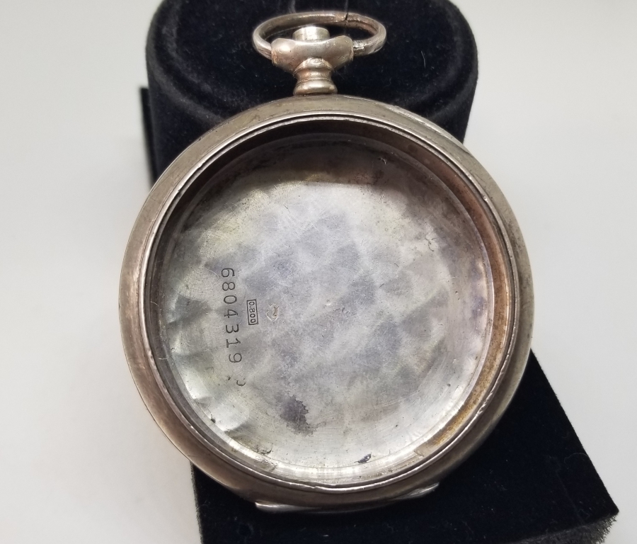 ANTİKA GÜMÜŞ OMEGA CEP SAATİ KASASI