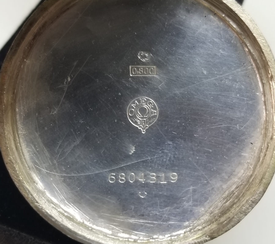 ANTİKA GÜMÜŞ OMEGA CEP SAATİ KASASI