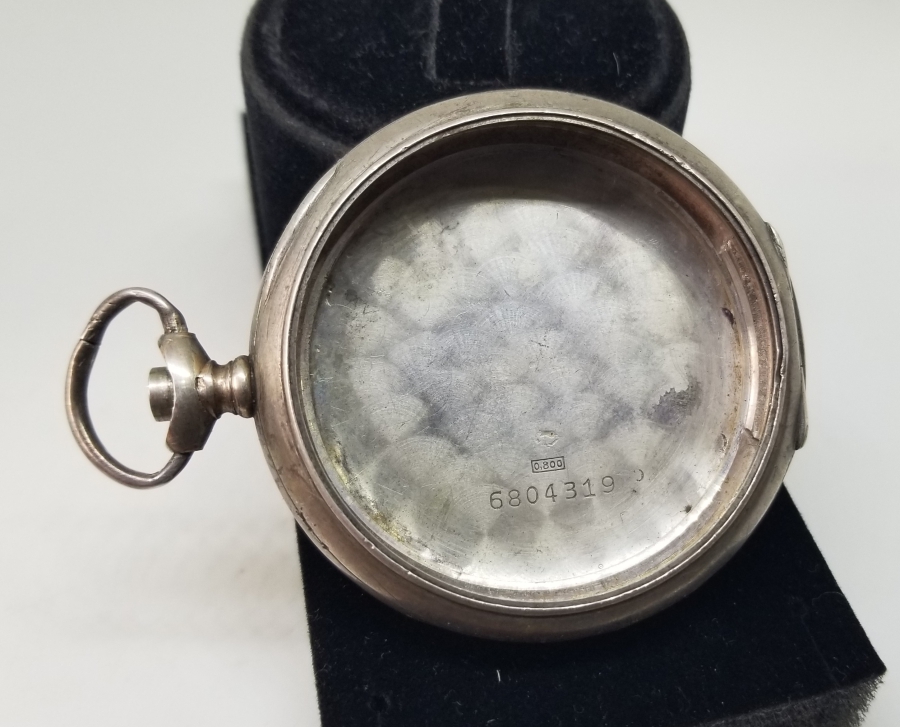 ANTİKA GÜMÜŞ OMEGA CEP SAATİ KASASI