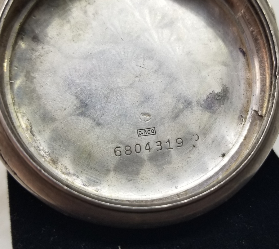 ANTİKA GÜMÜŞ OMEGA CEP SAATİ KASASI