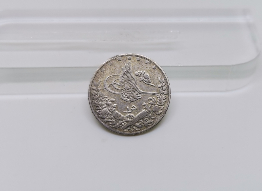 MEHMET REŞAT DÖNEMİ GÜMÜŞ MISIR 1 KURUŞ