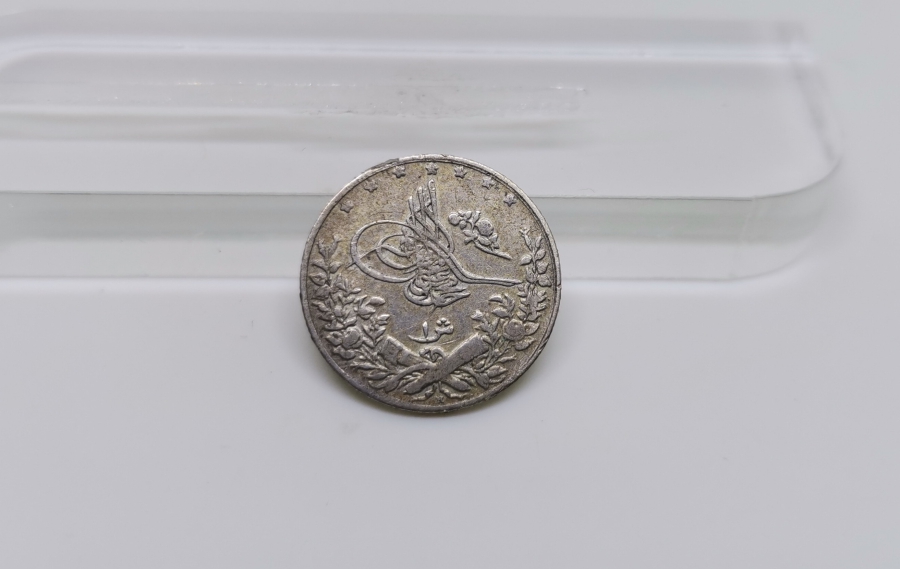 MEHMET REŞAT DÖNEMİ GÜMÜŞ MISIR 1 KURUŞ