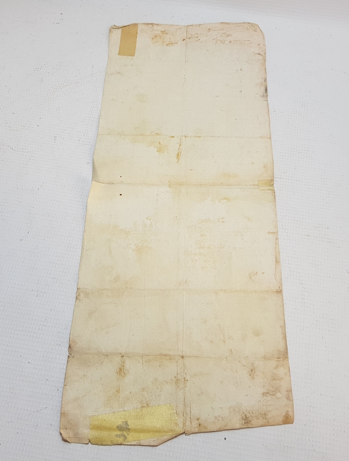 OSMANLI DÖNEMİ BÜYÜK BOY EVKAF MAKBUZ