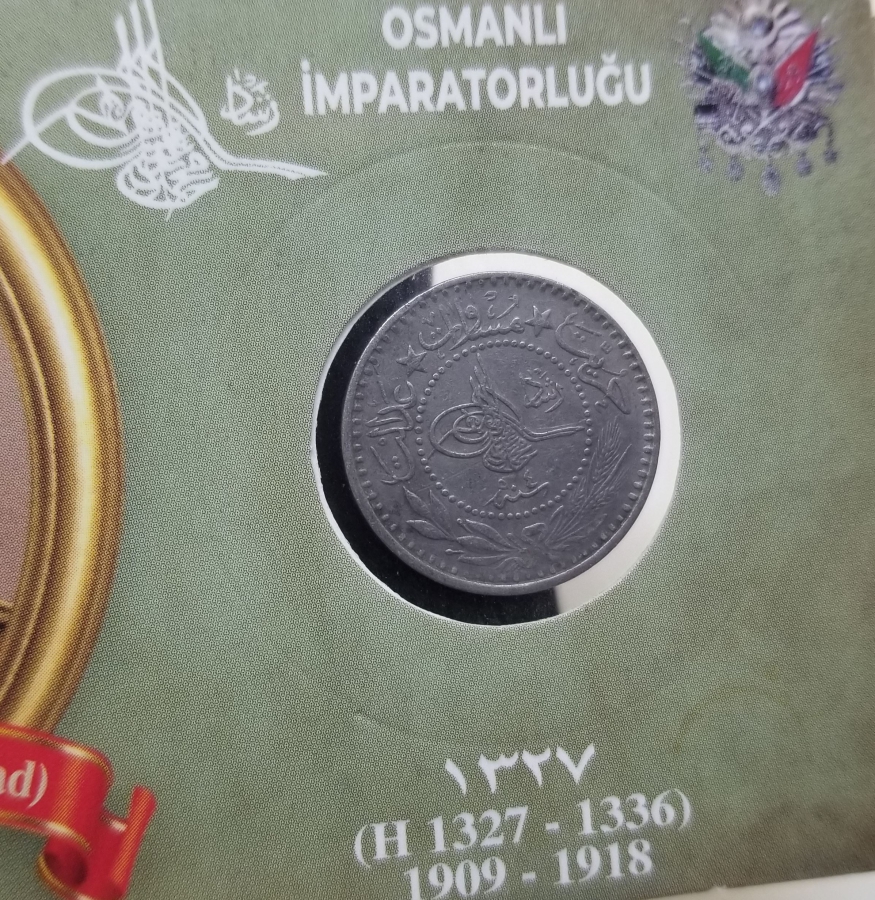 MEHMED REŞAD HAN DÖNEMİ KAPAMASINDA NİKEL 10 PARA