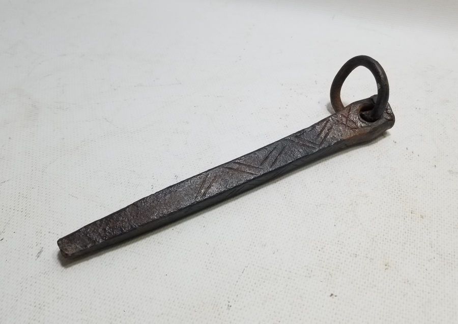 ÜZERİ TILSIMLI OSMANLI DÖNEMİ NADİR MERTEK ÇİVİSİ