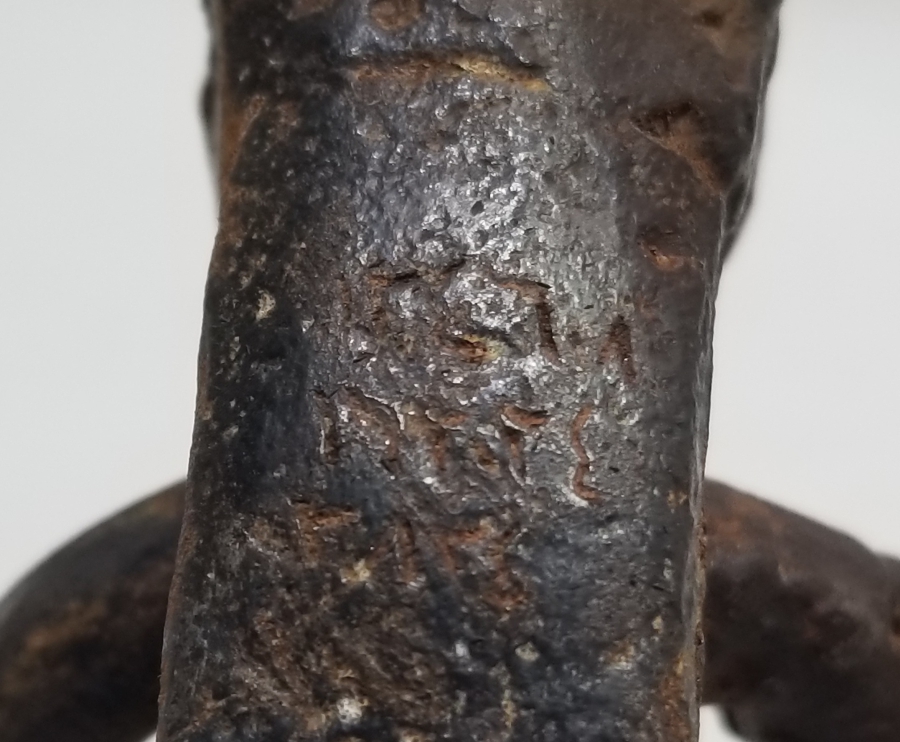 ÜZERİ TILSIMLI OSMANLI DÖNEMİ NADİR MERTEK ÇİVİSİ