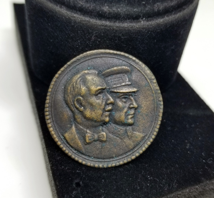 MUSTAFA KEMAL ATATÜRK VE İSMET İNÖNÜ GÖRSELLİ ANTİKA MADALYON