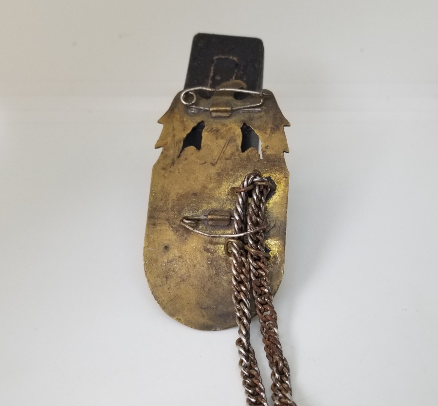 ÜZERİ MİNE İŞÇİLİKLİ ANTİKA ASKERİ KOKART