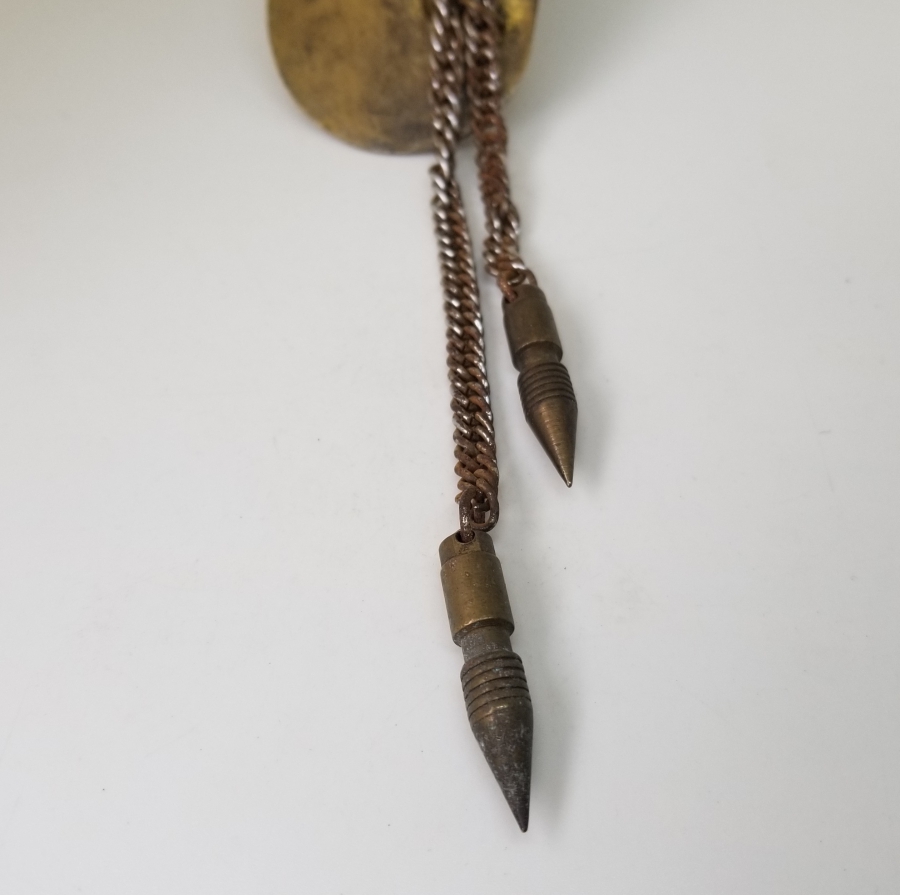 ÜZERİ MİNE İŞÇİLİKLİ ANTİKA ASKERİ KOKART