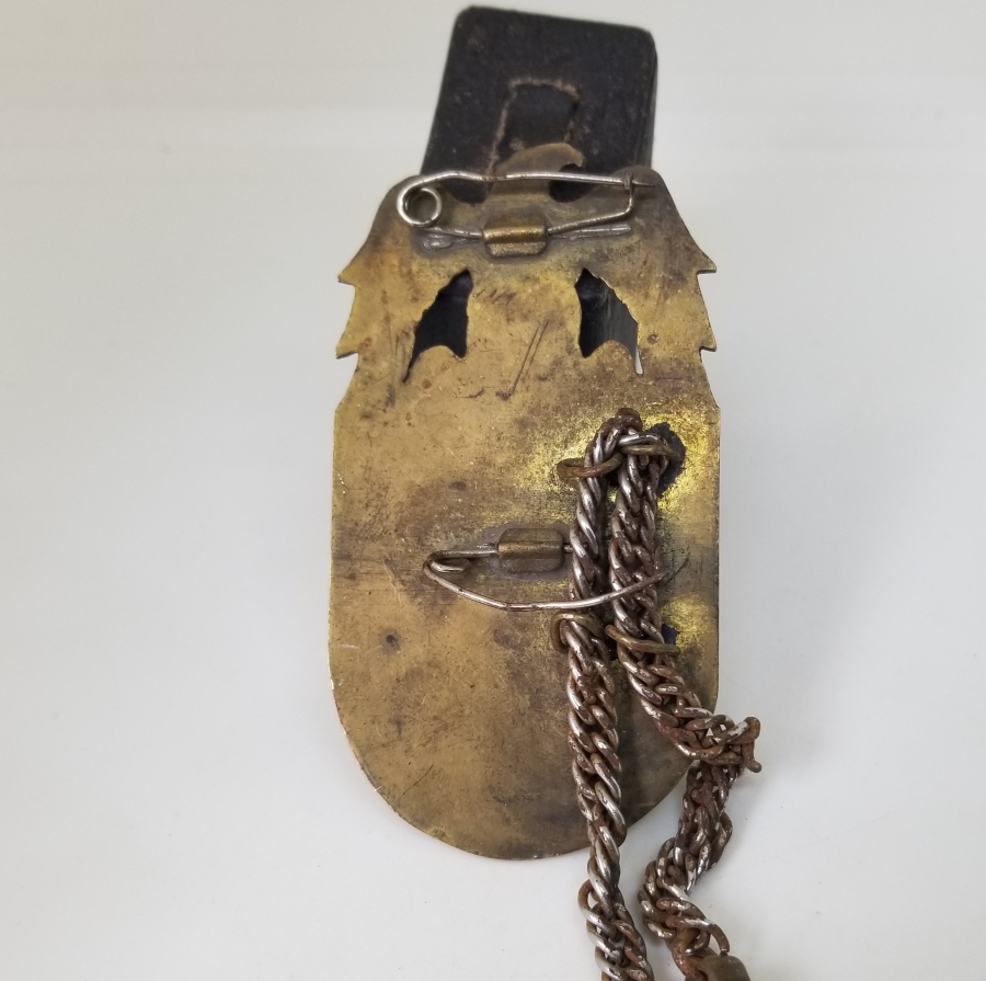 ÜZERİ MİNE İŞÇİLİKLİ ANTİKA ASKERİ KOKART