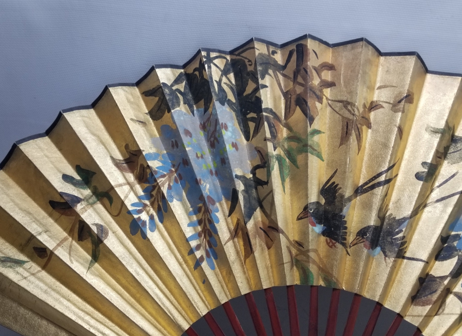 EL BOYAMA ANTİKA YELPAZE