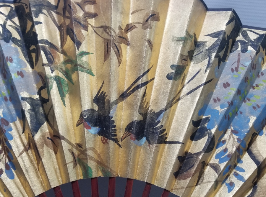 EL BOYAMA ANTİKA YELPAZE