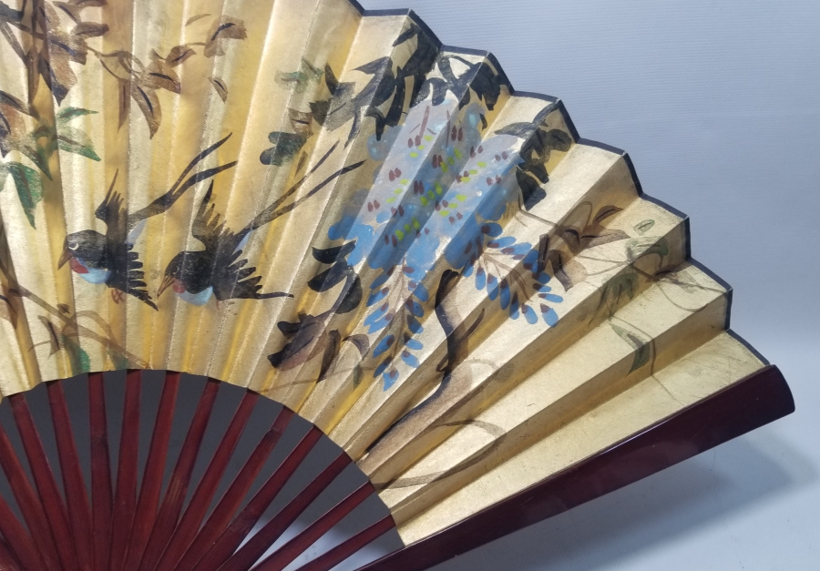 EL BOYAMA ANTİKA YELPAZE