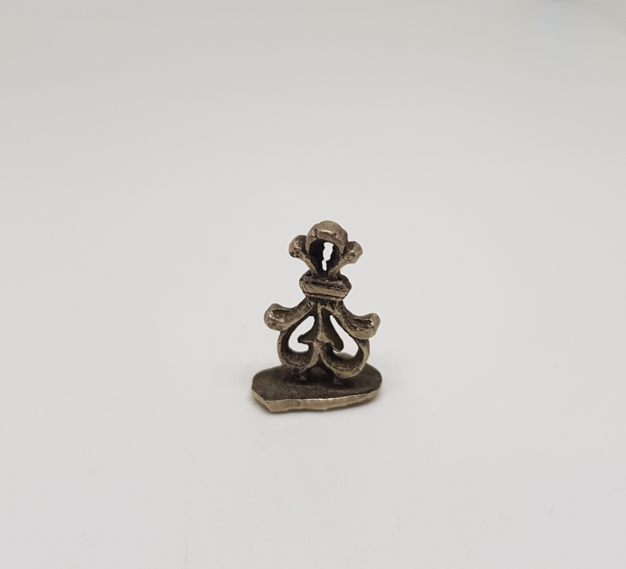 OSMANLI DÖNEMİ NADİR TİPTE EL KAZIMA GÜMÜŞ İMZA MÜHÜR