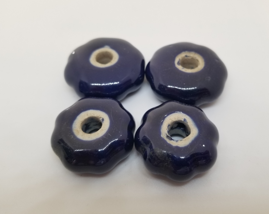 ÜZERİ EL BOYAMA OSMANLI DÖNEMİ PORSELEN ÇEKMECE KULPLARI LOTU