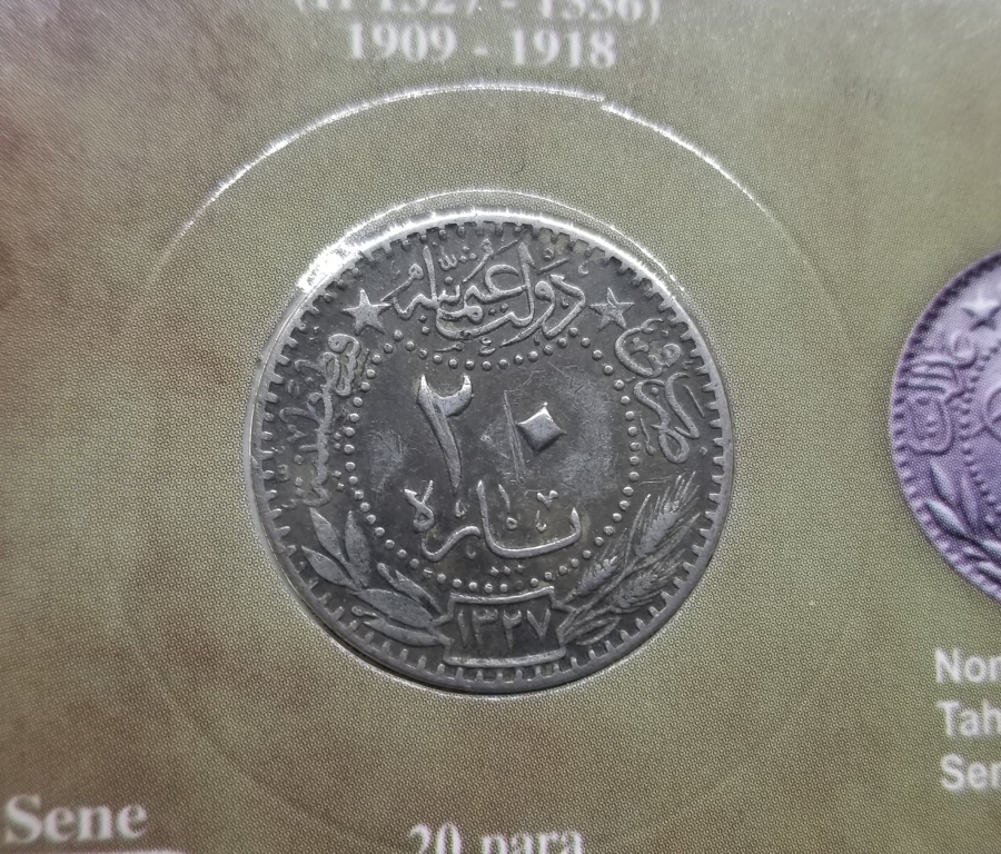 MEHMED REŞAD HAN DÖNEMİ KAPAMASINDA NİKEL 20 PARA