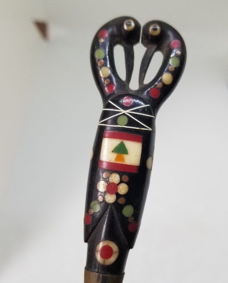 BOYNUZ ÜZERİ KEMİK ÇAKMA İŞÇİLİKLİ OSMANLI DÖNEMİ ZARF AÇACAĞI