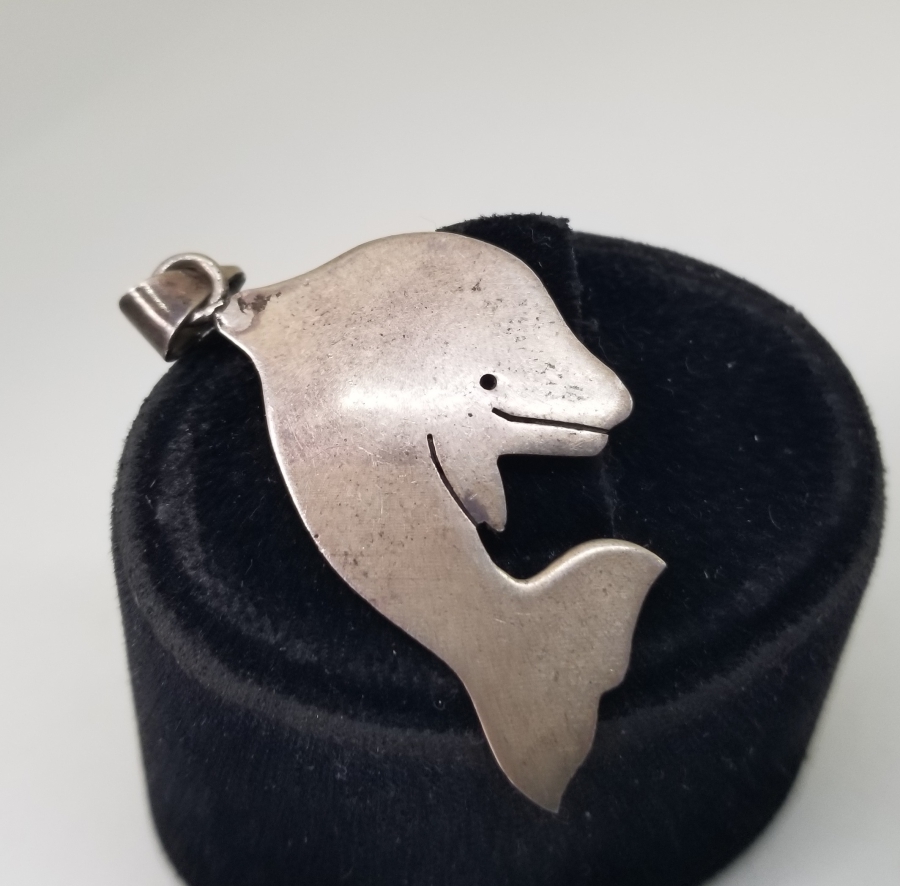 YUNUS FORMLU ANTİKA GÜMÜŞ KOLYE UCU