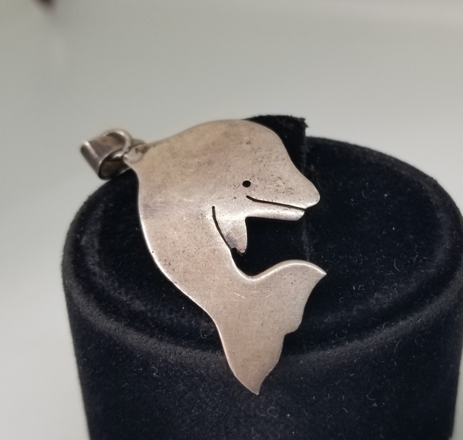 YUNUS FORMLU ANTİKA GÜMÜŞ KOLYE UCU