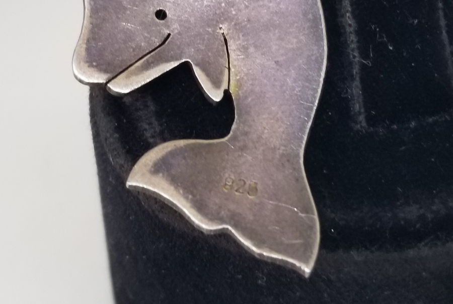 YUNUS FORMLU ANTİKA GÜMÜŞ KOLYE UCU