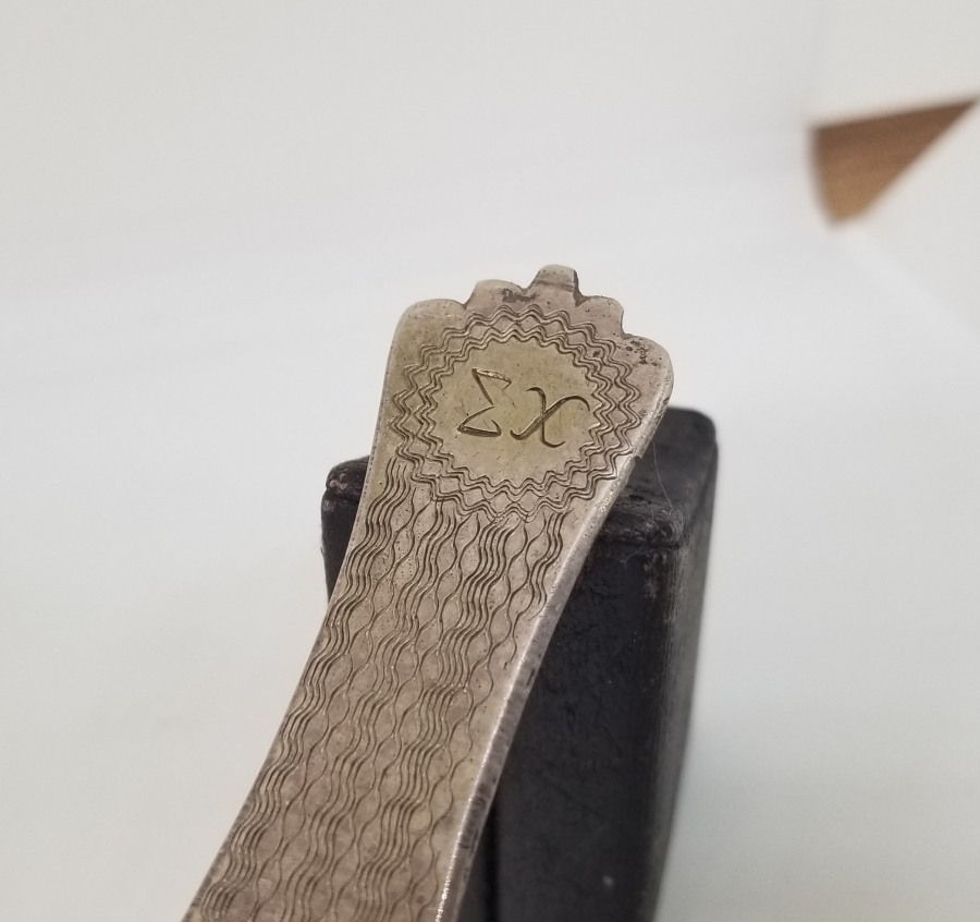 ÜZERİ RUMCA İNSİYALLİ OSMANLI DÖNEMİ AZNAVUR İŞÇİLİKLİ GÜMÜŞ KAŞIK