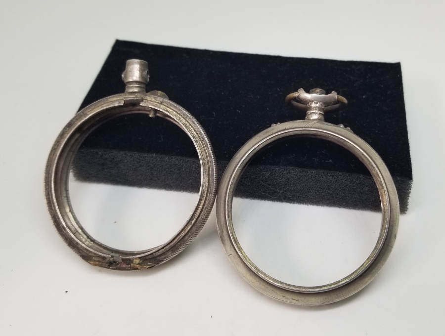 OSMANLI DÖNEMİ GÜMÜŞ CEP SAATİ KASA PARÇALARI