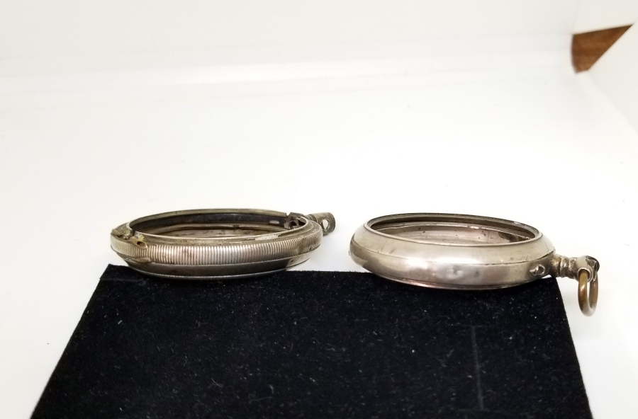 OSMANLI DÖNEMİ GÜMÜŞ CEP SAATİ KASA PARÇALARI